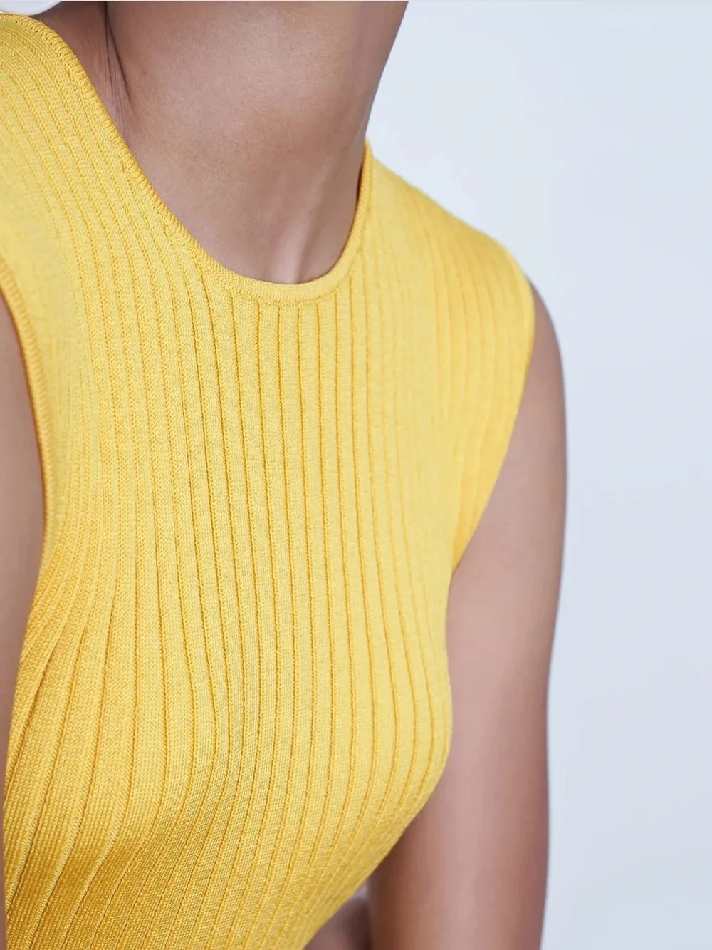 M.M.LAFLEUR Dylan Dress  Slinky Knit Tuscan Yellow size Small